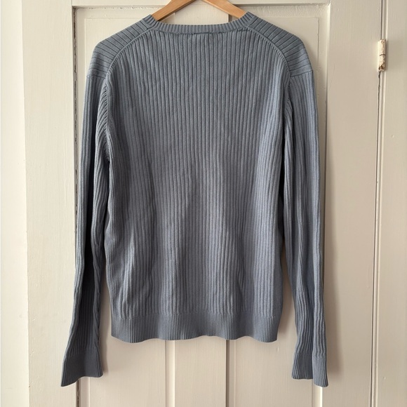 GAP Blue Ribbed Knit Sweater - Picture 2 of 4
